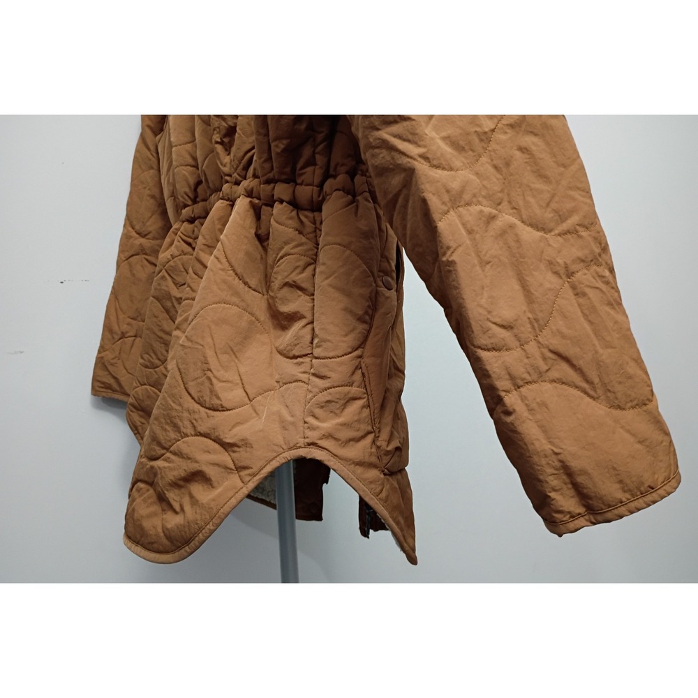 Columbia Birchwood Quilted Sherpa Lined Jacket Brown WL6046 Womens Large - Picture 9 of 10